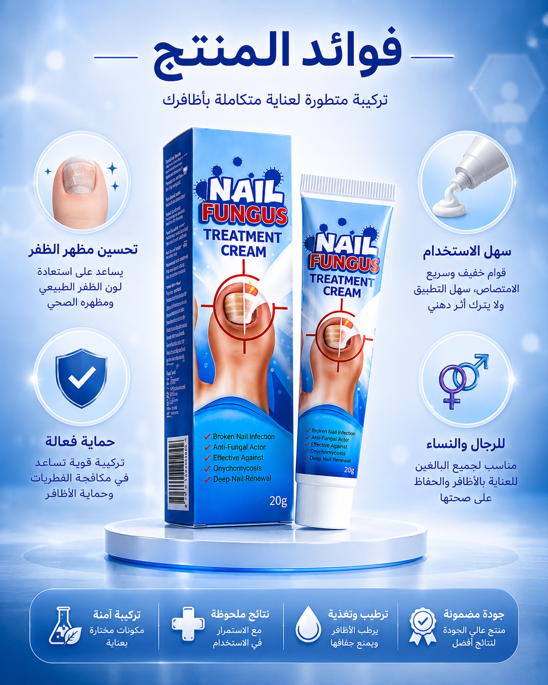 علاج فطريات الأظافر | Nail Fungus Treatment